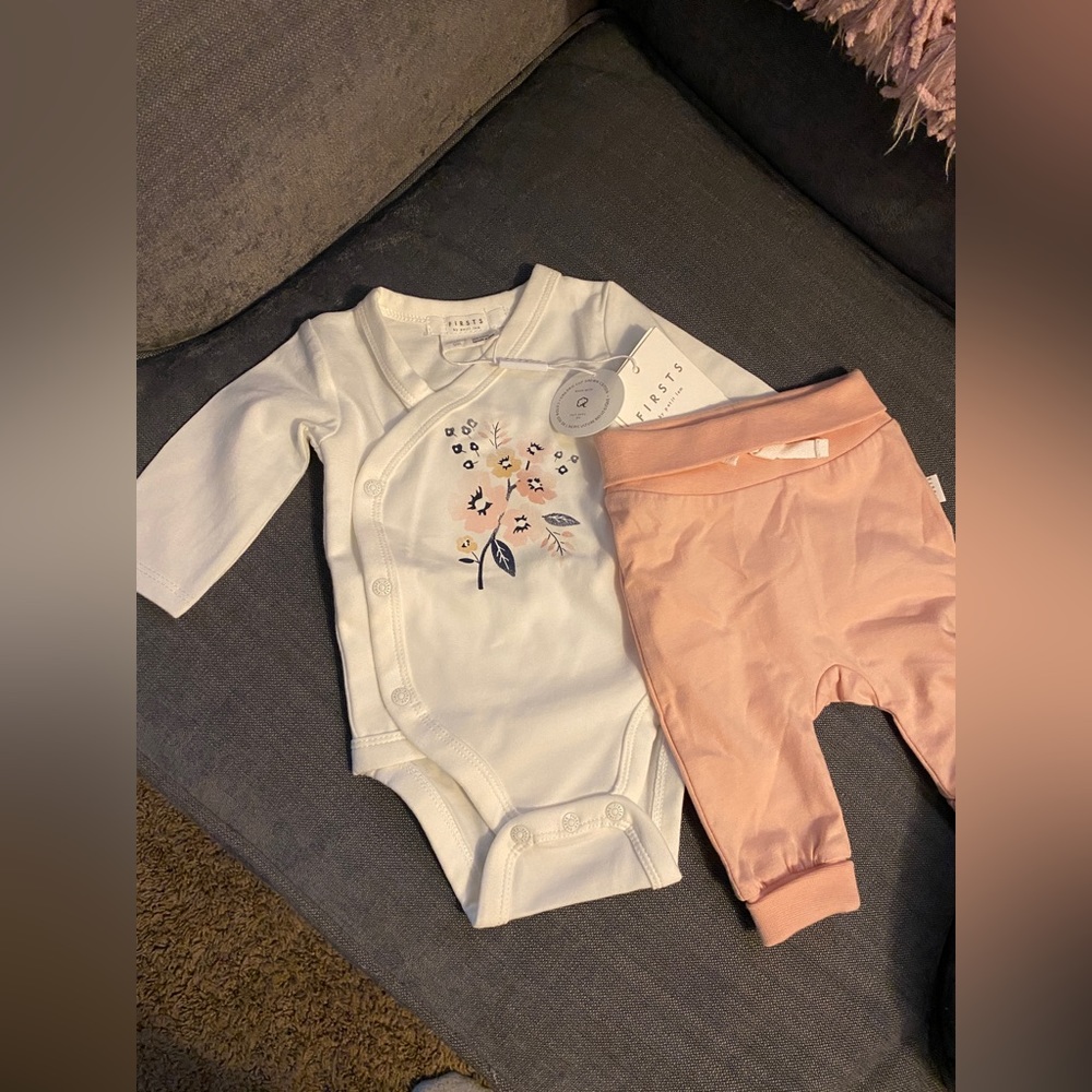 Petit Lem organic cotton newborn outfit